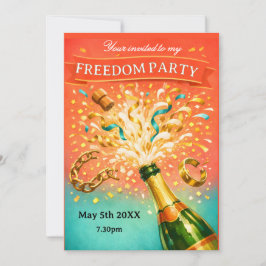 Freedom party getting divorced inbjudningar