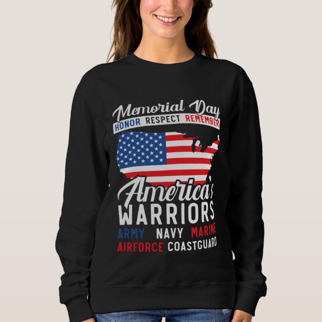 Freedom Patriotic Veteran USA Flag American Memori T Shirt (Framsida)