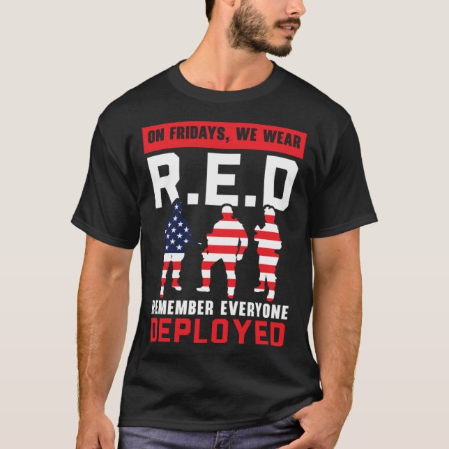Freedom Patriotic Veteran USA Flag American Memori T Shirt (Framsida)