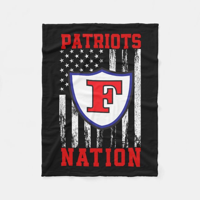 Freedom Patriots Logotyp Nation Hs Fleecefilt (Framsidan)
