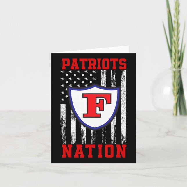Freedom Patriots Logotyp Nation Hs Kort (Framsida)