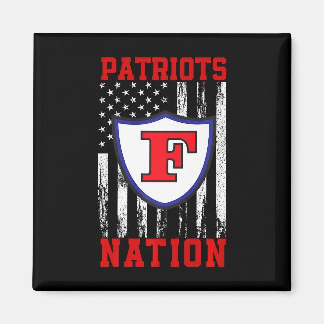 Freedom Patriots Logotyp Nation Hs Magnet (Framsidan)