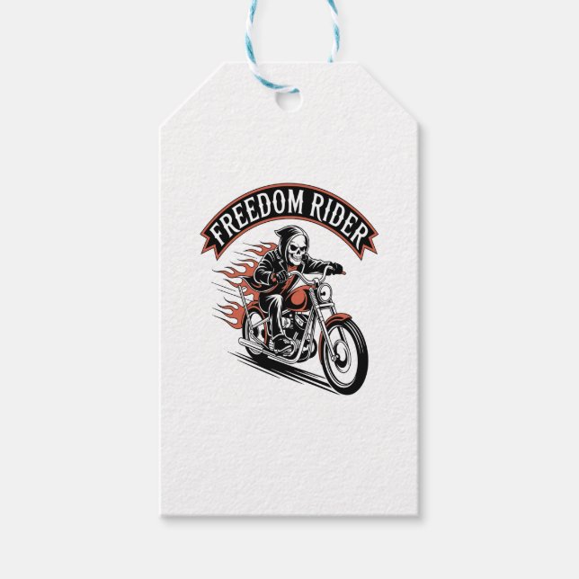 FreeDom Rider Biker Presentetikett (Framsidan)