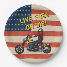 Freedom Rider - USA flagga, Biker och Anpassningsb