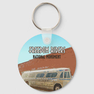 Freedom Riders National Monument Alabama Nyckelring