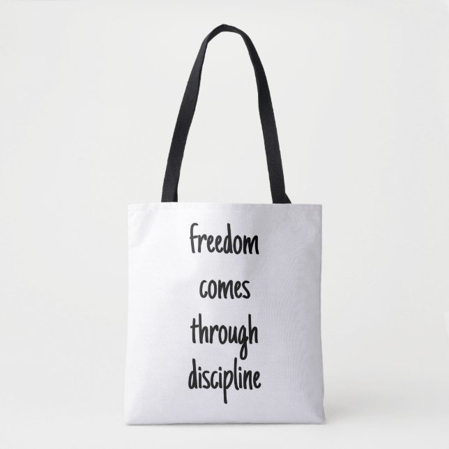 Freedom Shoulder Tote Bag Tygkasse (Framsida)