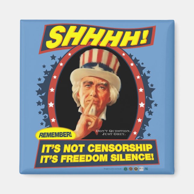 Freedom Silence Magnet (Framsidan)