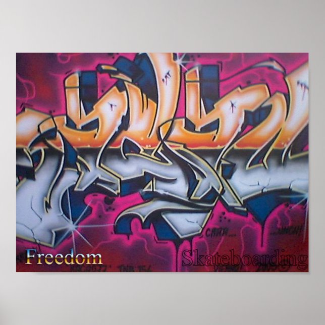 Freedom Skateboarding Poster #2 (Framsidan)