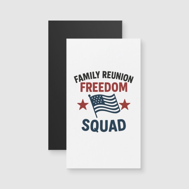 Freedom Squad Family Reunion Shirt – USA Patriotic (Fram/baksida)