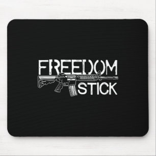 Freedom Stick Ar-15 Owner Gun Högers Patriotic 4:e Musmatta
