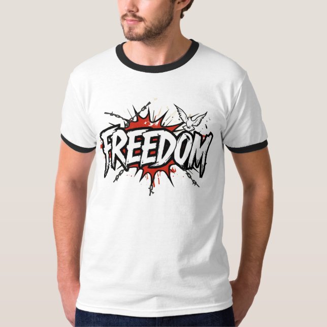 Freedom  t shirt (Framsida)