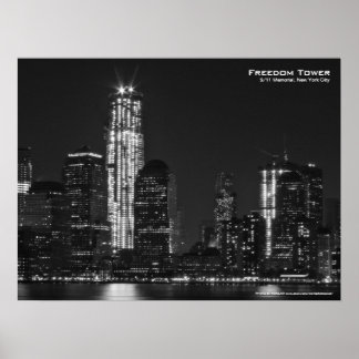 Freedom Torn 911 NYC Poster 24 x 18