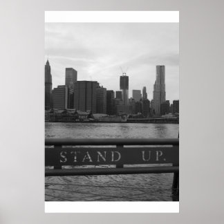 Freedom Torn New York City - STAND UP Poster