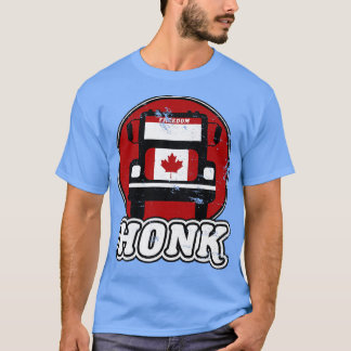 FREEDOM TRUCK CONVOY STRONG FREE CANADIAN MAPLE LE T SHIRT