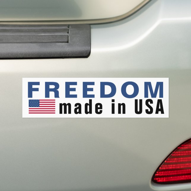 Freedom USA Bumper Sticker Bildekal (På Bil)