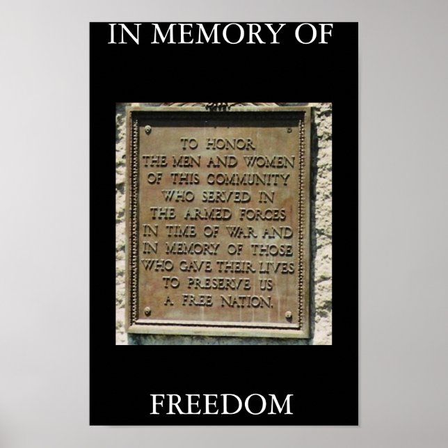FREEDOM WON POSTER (Framsidan)