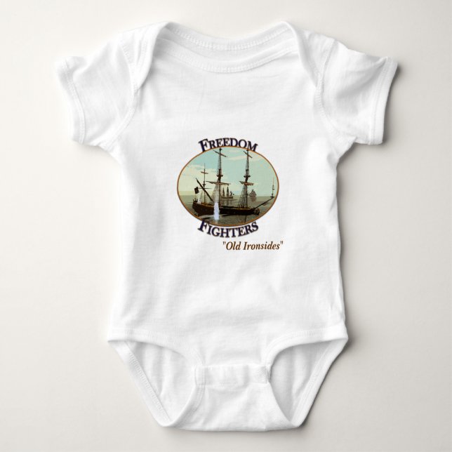 freedomfighters USS-konstitutionen T Shirt (Framsida)