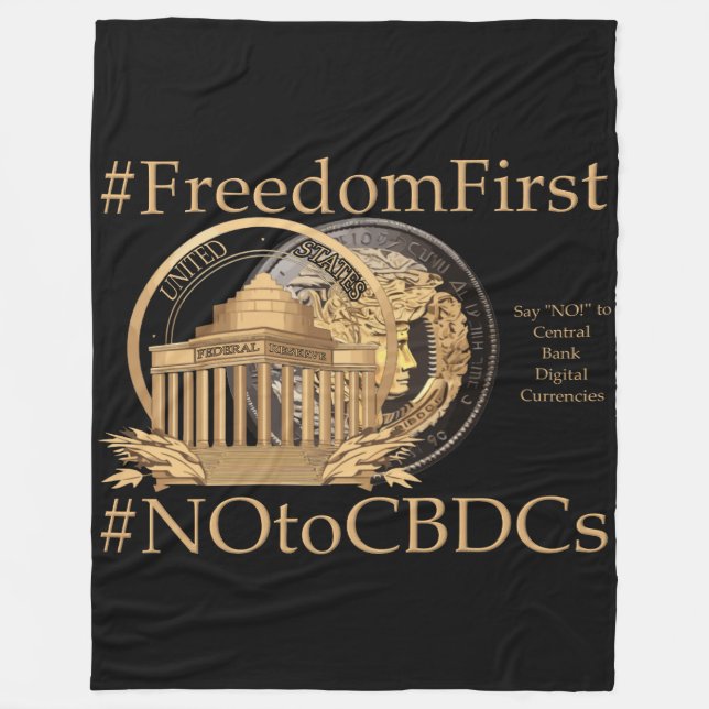 #FreedomFirst: Liberty Wallet- Embrace Freedom Fleecefilt (Framsidan)