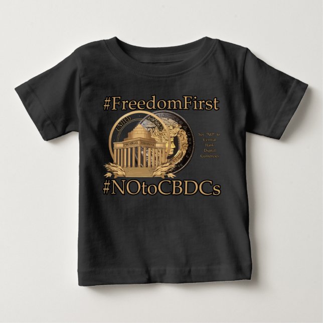 #FreedomFirst: Liberty Wallet- Embrace Freedom T Shirt (Framsida)