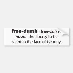 Freedumb Bildekal