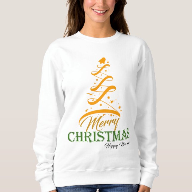 Freefit Damklassisk Crewneck-sweatshirt ❄️ | C T Shirt (Framsida)