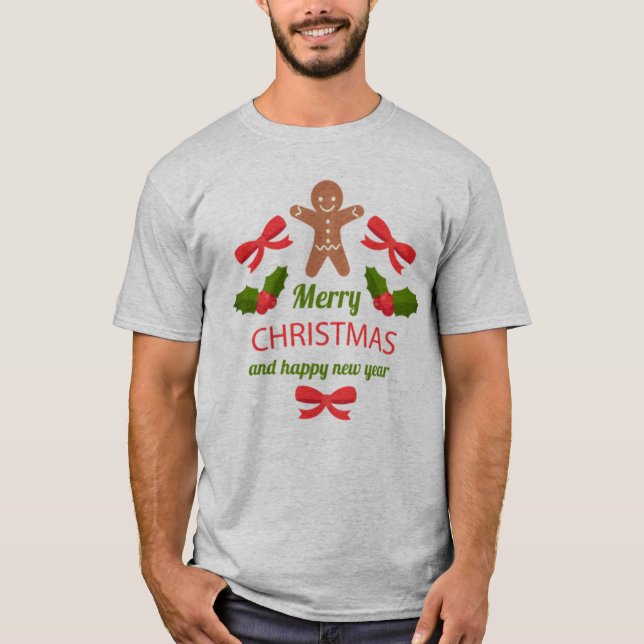 Freefit Gingerbread Christmas Tee USA (Framsida)