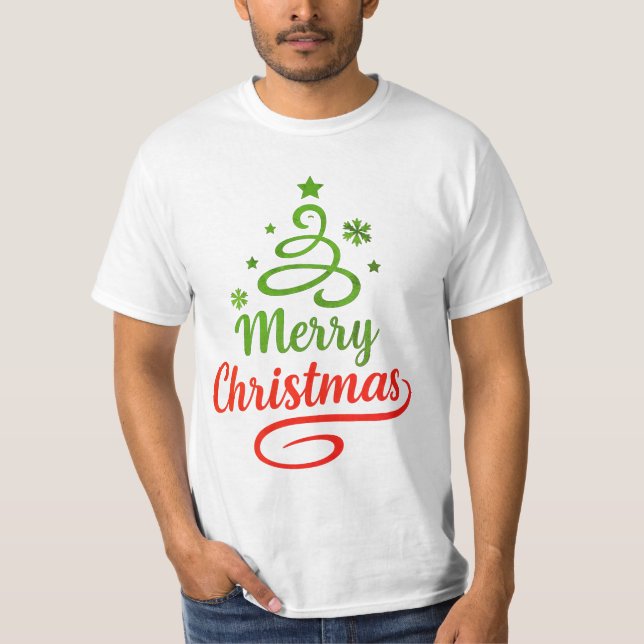 Freefit God Jul Herrens Värde T-shirt 🎄 | Custo (Framsida)