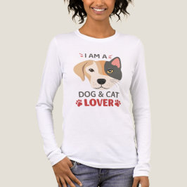 Freefit I AM A Hund & Cat Lover Women's Tri-Blend  T Shirt