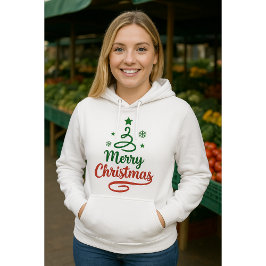 Freefit Merry Christmas Hoodie | Unisex Tröja S