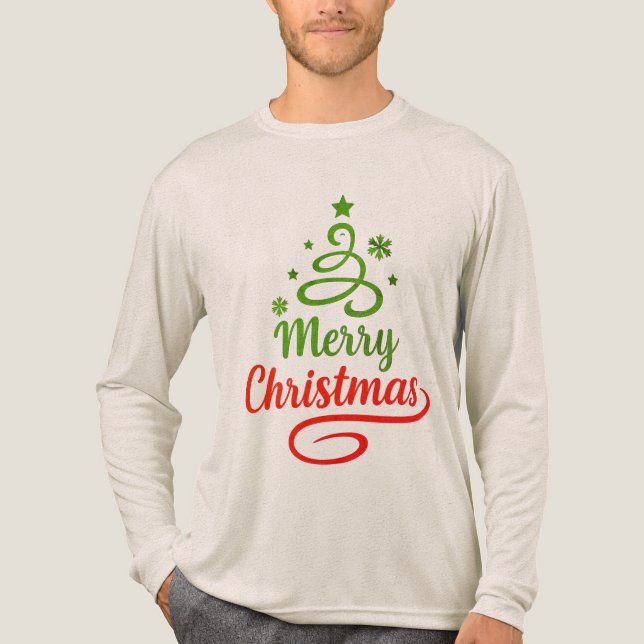 Freefit Merry Christmas Long Sleeve Tee 🎅 | Bella (Framsida)