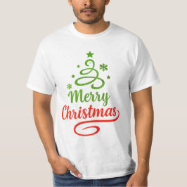 Freefit Merry Christmas Men’s Value Tee 🎄 | Custo