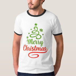 Freefit Merry Christmas Ringer Tee 🎅 | Retro Holi