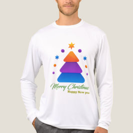 Freefit Merry Christmas Tree Bella+Canvas Tri-Blen T Shirt