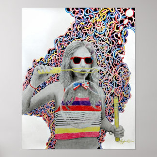 Freefloat Skriv ut av Meghan Oona Clifford Poster