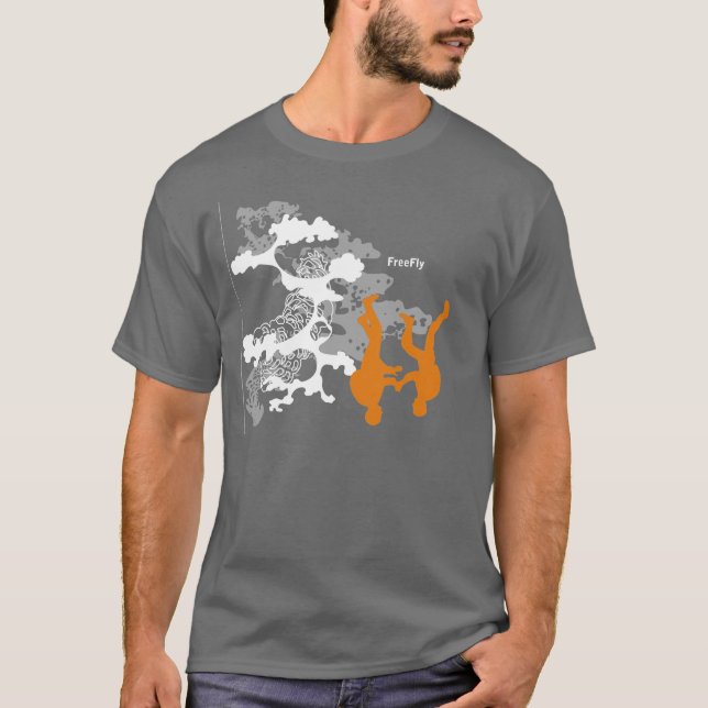 FreeFly Skydiving Tee Shirt (Framsida)