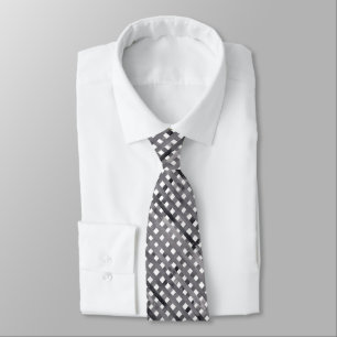 Freehand Paweatade Black Grått White Linjer Slips
