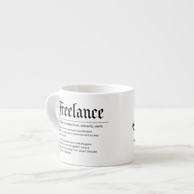 Freelance Espresso Mugg Espressomugg (Framsida vänster)