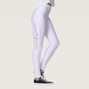 Freelance Makeup/Beauty Salon Anpassningsbar Logot Leggings