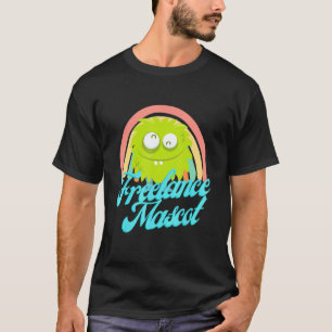 Freelance Mascot Hårig Rainbow Subculture Cosplay T Shirt