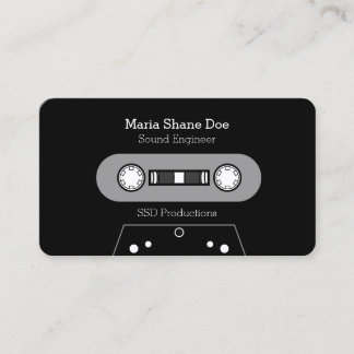 Freelance Musician Professionell Affärskort Visitkort