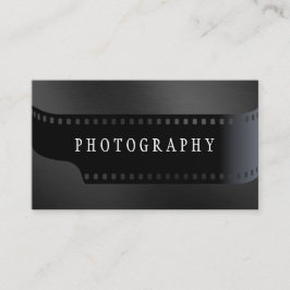 Freelance Photograher film roll Camera Black Visitkort