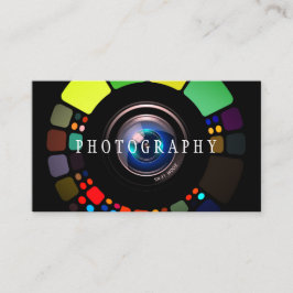 Freelance Photographer Camera Photogratography Bla Visitkort
