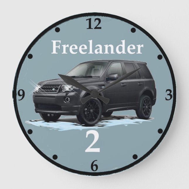Freelander SUV Wall Clock Stor Klocka (Framsida)