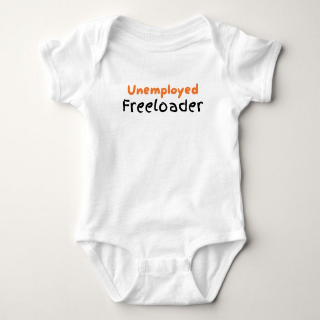 Freeloader Funny Baby-barn tonåring barn T Shirt (Framsida)