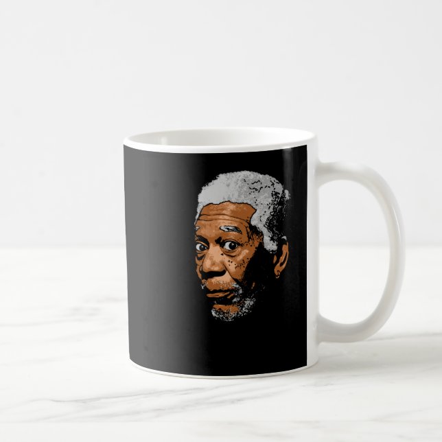 Freeman Funny Pop Art Sticker Kaffemugg (Höger)