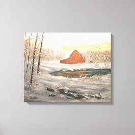 ’FREEMAN SJÖ SNÖ’ CANVASTRYCK