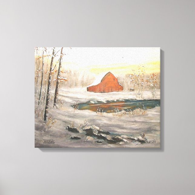 ’FREEMAN SJÖ SNÖ’ CANVASTRYCK (Framsida)