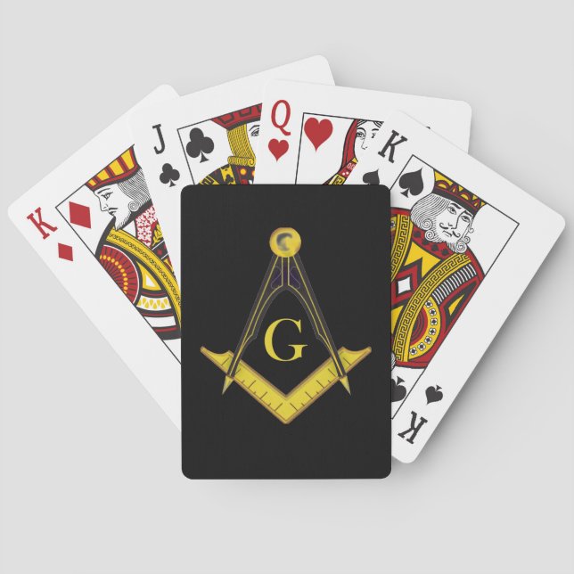 Freemason Casinokort (Baksidan)