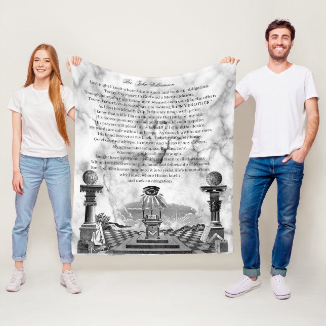 Freemason Fleecefilt (På plats)