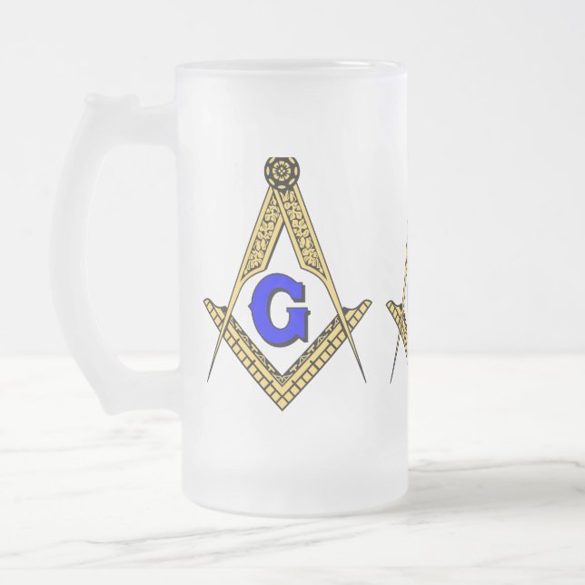 Freemason Frostat Ölglas (Vänster)